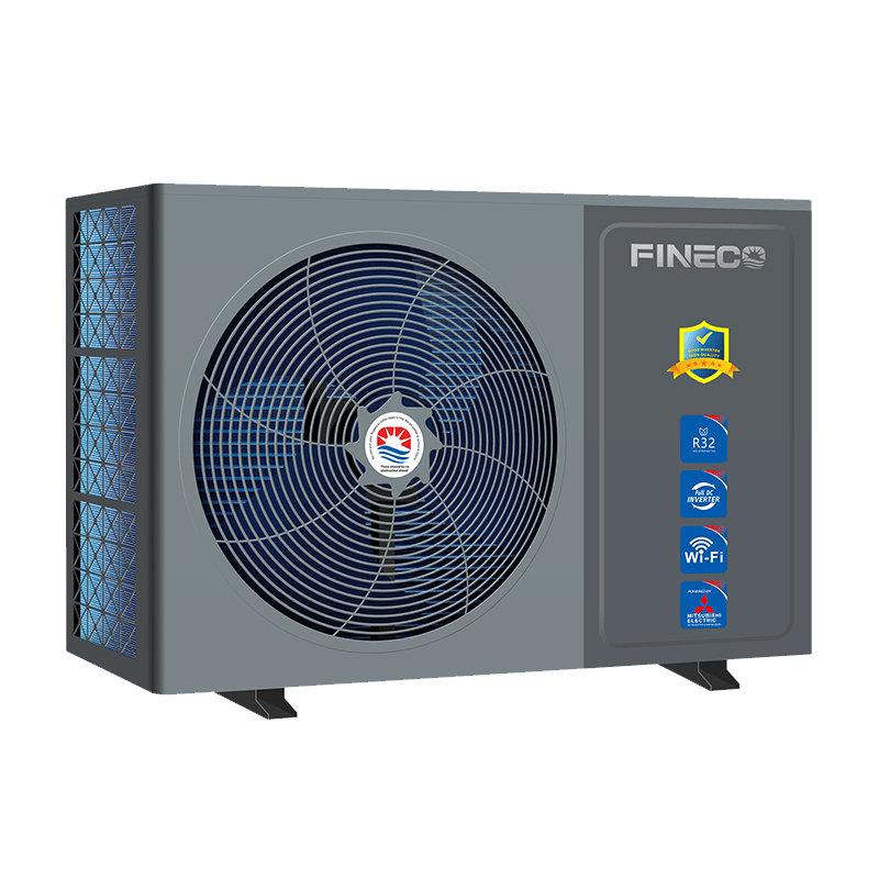 Fineco R32 ısı pompası - açılı görünüm