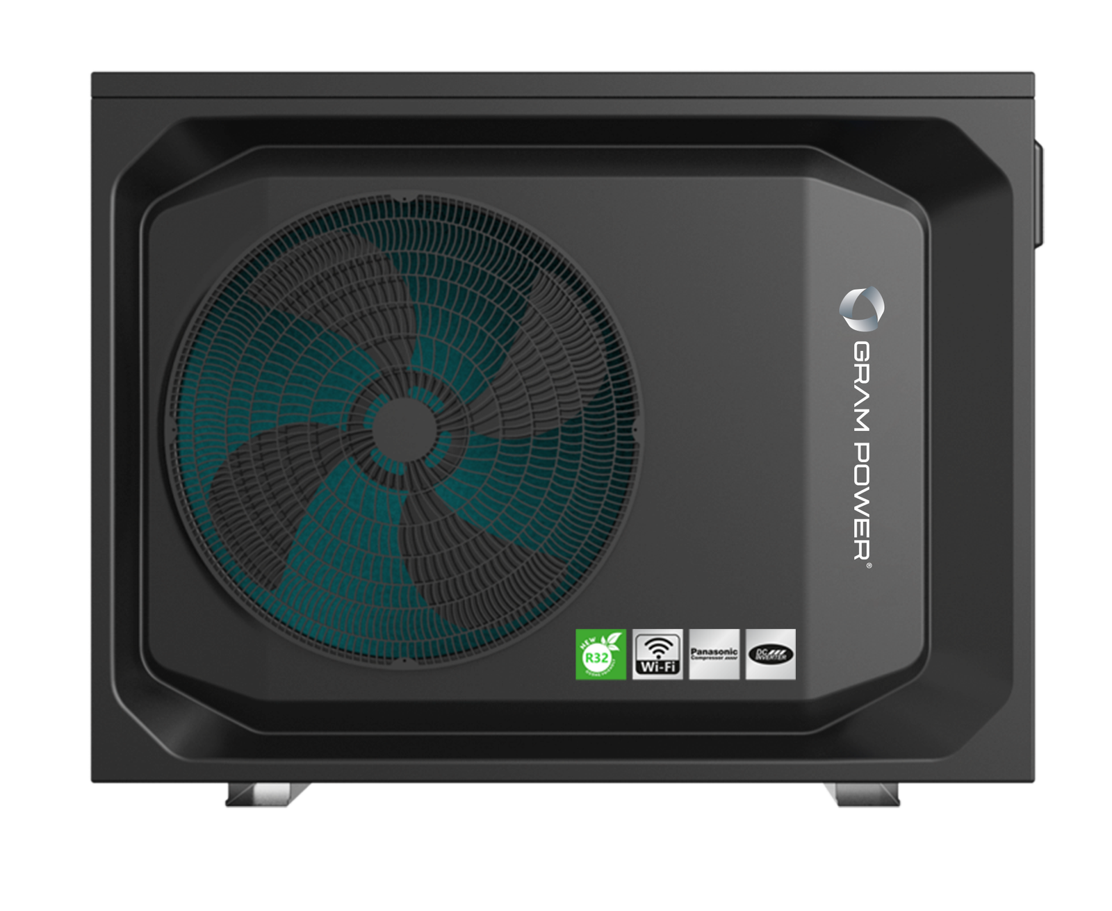 Gram Power R32 ısı pompası - açılı görünüm