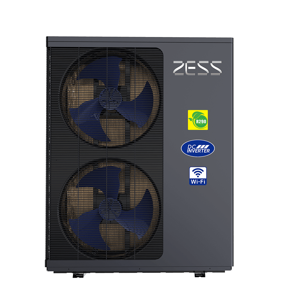 ZESS Silver Series R290 ısı pompası - ön görünüm