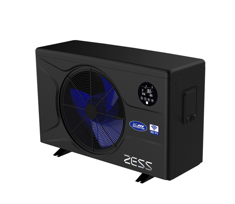ZESS Silver Series R32 ısı pompası - açılı görünüm
